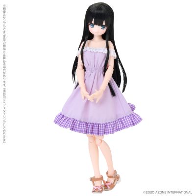 POD022-YCB Sarah's a la Mode 柚叶/甜蜜时光穿搭套装 ~黑莓色头发~(AZONE网上商店限定)