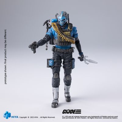 极致迷你系列 1/18比例 G.I.Joe特种部队 蛇魔 可动人偶