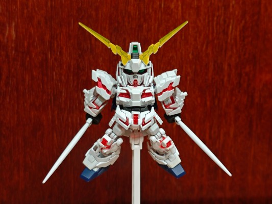 SD高达Cross Silhouette 机动战士高达UC RX-0独角兽高达 毁灭模式 