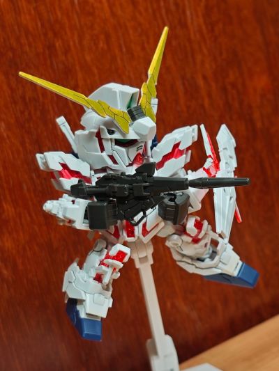 SD高达Cross Silhouette 机动战士高达UC RX-0独角兽高达 毁灭模式 