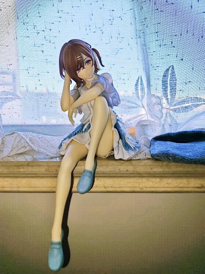 初音未来 压泡面人偶-兔耳睡衣蓝色款-