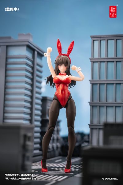 空想JK系列 JK-01 兔女郎-丽娜RENA 1/12涂装完成品可动手办