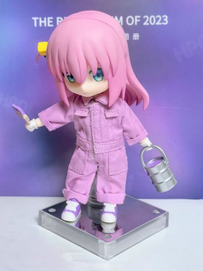 黏土娃 服裝套组 彩色工作服：红色/蓝色/黄色/黃绿色/紫色