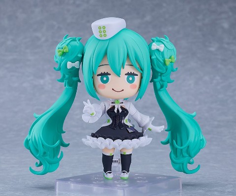 良笑赏 初音未来 2025 Autumn  最终大奖 粘土人#2775-b 初音未来 眼镜×咖啡厅 异色版
