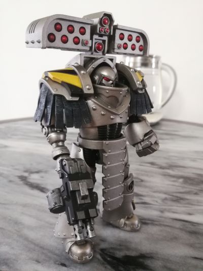 战锤：荷鲁斯之乱 钢铁勇士 配备火箭发射器的暴君攻城大师终结者