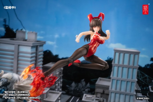 空想JK系列 JK-01 兔女郎-丽娜RENA 1/12涂装完成品可动手办