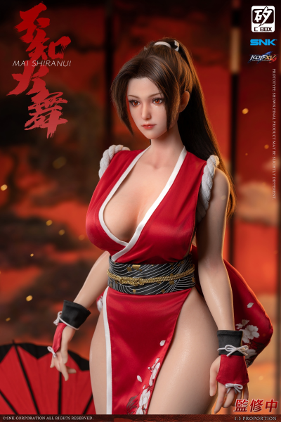 正版SNK角色 不知火舞 1/3 可动人偶