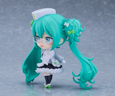 良笑赏 初音未来 2025 Autumn  最终大奖 粘土人#2775-b 初音未来 眼镜×咖啡厅 异色版