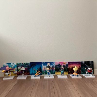 龙珠大魔 小比克 附带背景板的珍藏人偶