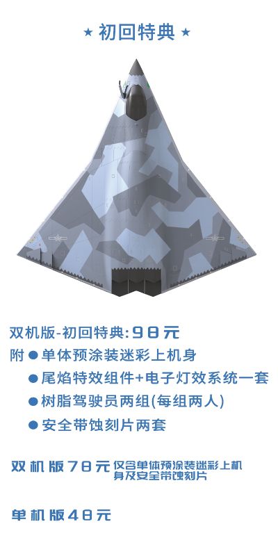 中国 六代战机（验证型） 拼装模型