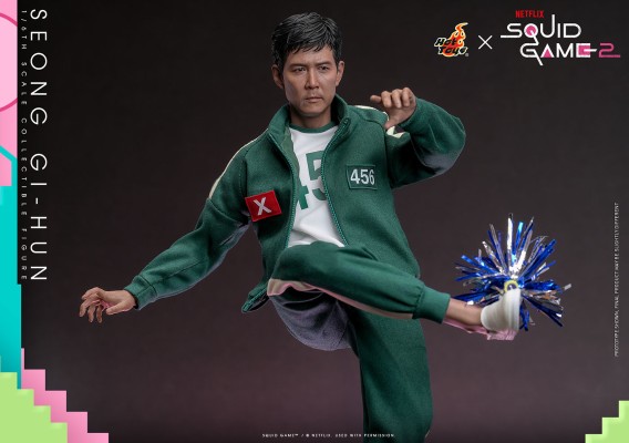 电视杰作系列-1/6比例珍藏人偶 《鱿鱼游戏》成基勋
