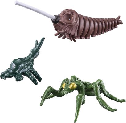 哥斯拉爆发 魔斯拉（1992）幼虫和卡玛奇拉斯（2004）和肖奇拉斯（大海虱）