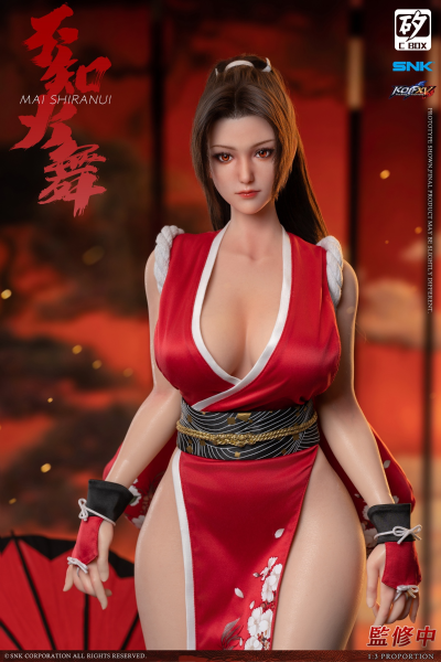 正版SNK角色 不知火舞 1/3 可动人偶