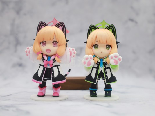 蔚蓝档案 才羽绿 SD猫咪ver