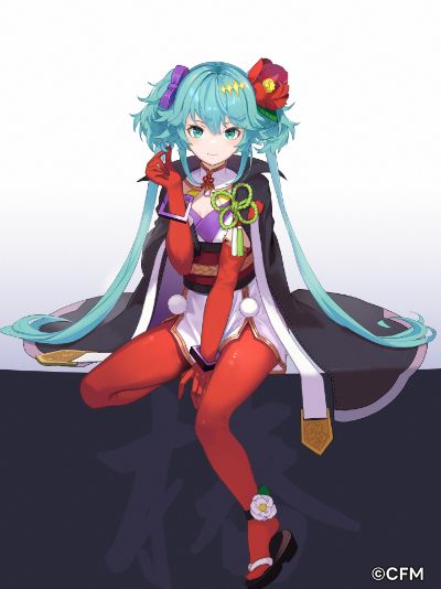 初音未来 压泡面人偶 花仙子系列-山茶花仙子-