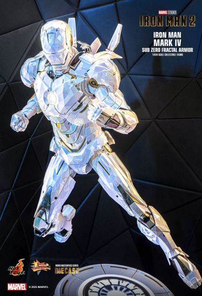 《钢铁侠2》钢铁侠Mark4(极地几何版) 1:6比例合金珍藏人偶