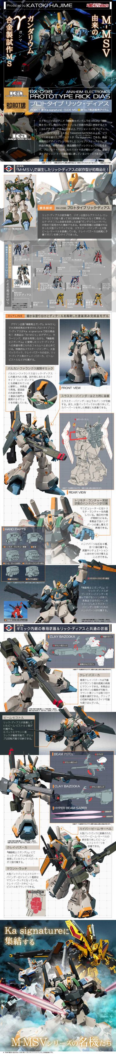 METAL ROBOT魂（Ka版）＜机动战士系列＞  力克·戴亚斯原型机