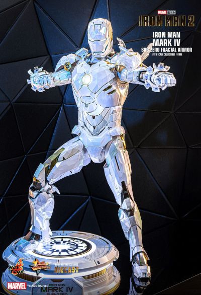 《钢铁侠2》钢铁侠Mark4(极地几何版) 1:6比例合金珍藏人偶