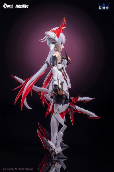 「紫微星·白」白蛇机娘 1/12 拼装可动模型