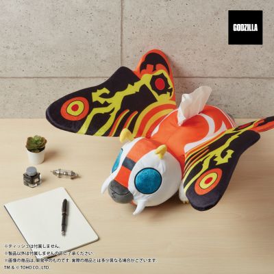 哥斯拉 魔斯拉（成虫）纸巾盒