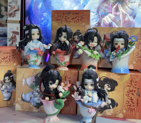 魔道祖师动画 瓷韵花语系列Q版手办盲盒