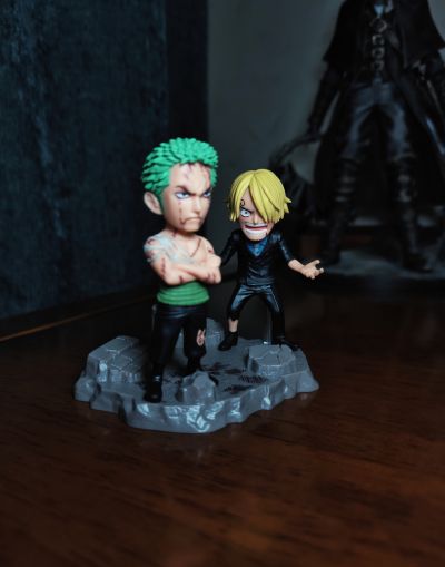 航海王 WCF名场面-罗罗诺亚·佐罗与山智-“什么事...也没有！！！”