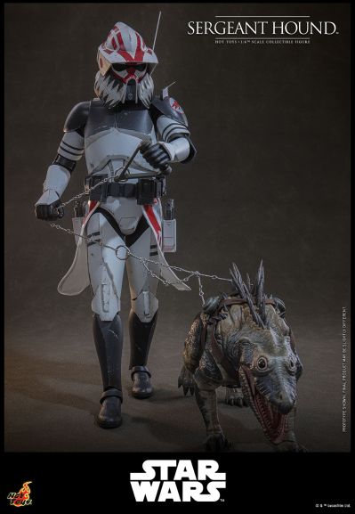《星球大战：克隆人战争》猎犬中士(Sergeant Hound) 1:6比例珍藏人偶
