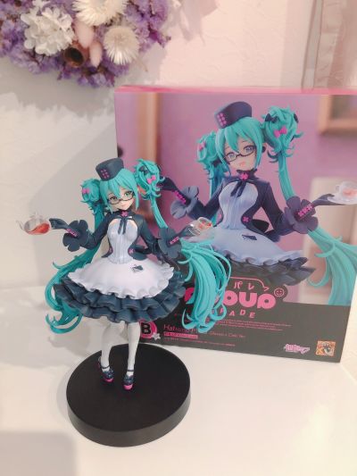 良笑赏 初音未来 2025 Autumn  最终大奖 粘土人#2775-b 初音未来 眼镜×咖啡厅 异色版