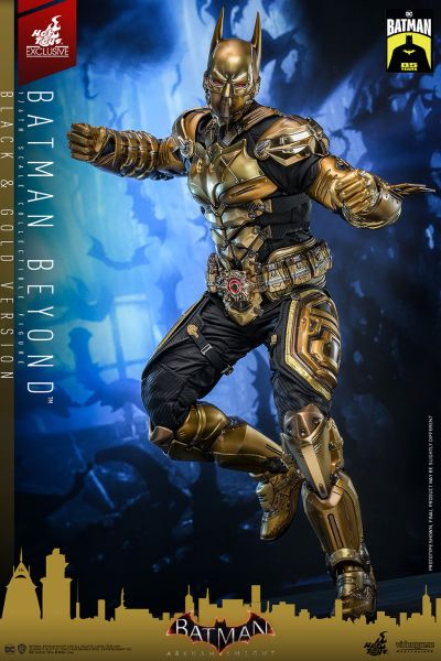 《蝙蝠侠：阿卡姆骑士》未来蝙蝠侠（黑金色版）1:6比例珍藏人偶