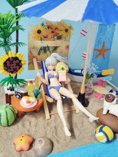 30MS 发型配件7 全4种  马尾5[白色1]