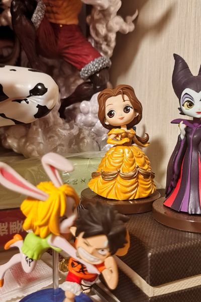 Q posket 童话系列 迪士尼角色 贝儿 乡村造型 B款