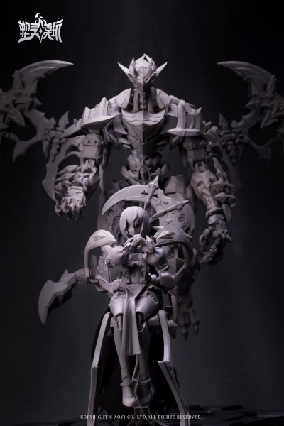 奥多生命体:龙之心系列第二弹 1/12拼装可动模型——「罪斥黑月」