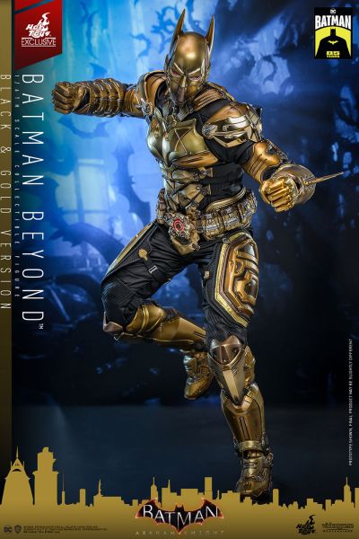 《蝙蝠侠：阿卡姆骑士》未来蝙蝠侠（黑金色版）1:6比例珍藏人偶