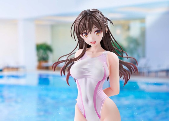 租借女友 水原千鹤 竞技泳装 粉色线条