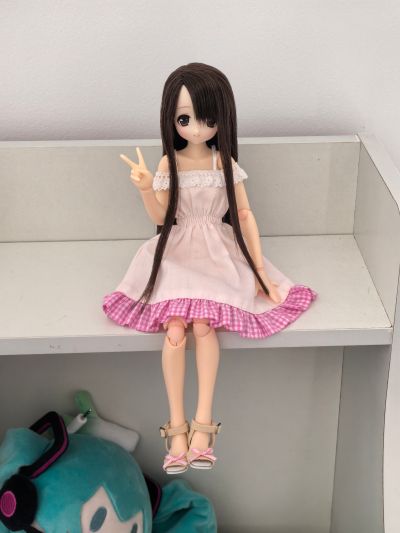 POD019-ACR Sarah's a la Mode 艾丽莎/甜蜜时光穿搭套装~深棕色头发~(AZONE网上商店限定)