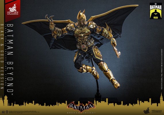 《蝙蝠侠：阿卡姆骑士》未来蝙蝠侠（黑金色版）1:6比例珍藏人偶