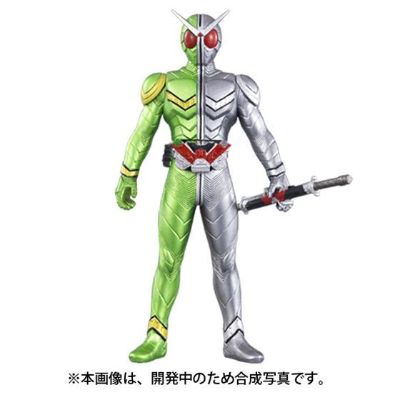 骑士英雄系列 假面骑士W(双骑) 假面骑士双旋风王牌 旋风形态3体套装