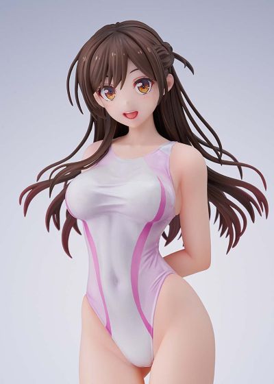 租借女友 水原千鹤 竞技泳装 粉色线条