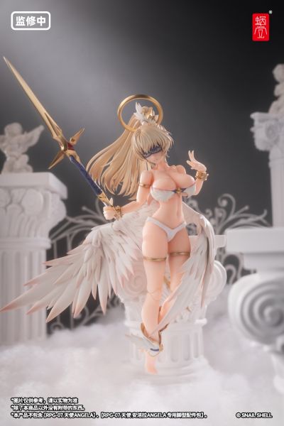 天使 安洁拉专用腰腹臀部硅胶配件1/12涂装完成品可动手办配件