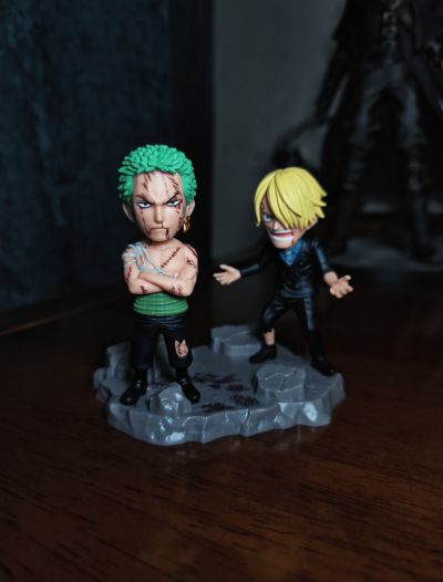 航海王 WCF名场面-罗罗诺亚·佐罗与山智-“什么事...也没有！！！”