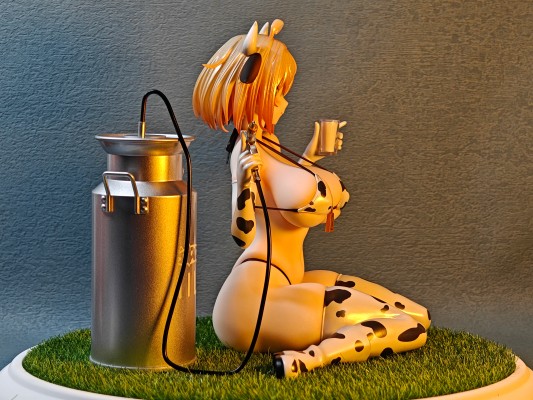 兔女郎服装计划 索菲亚· F· 希琳 奶牛纹比基尼