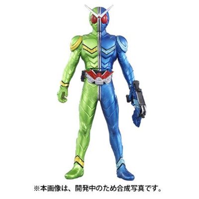 骑士英雄系列 假面骑士W(双骑) 假面骑士双旋风王牌 旋风形态3体套装