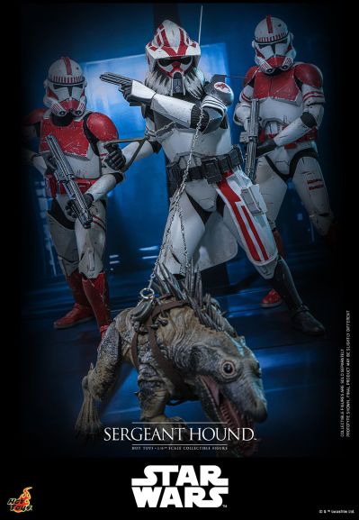 《星球大战：克隆人战争》猎犬中士(Sergeant Hound) 1:6比例珍藏人偶