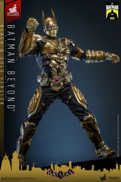 《蝙蝠侠：阿卡姆骑士》未来蝙蝠侠（黑金色版）1:6比例珍藏人偶