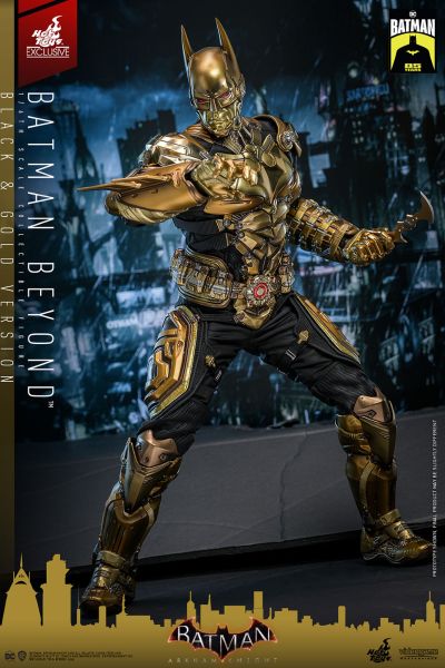 《蝙蝠侠：阿卡姆骑士》未来蝙蝠侠（黑金色版）1:6比例珍藏人偶