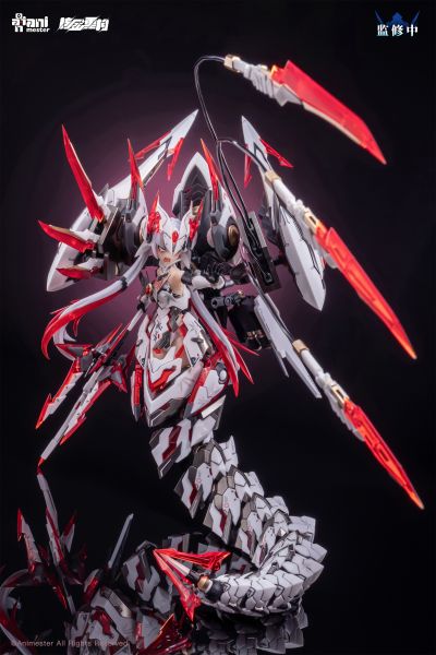 「紫微星·白」白蛇机娘 1/12 拼装可动模型