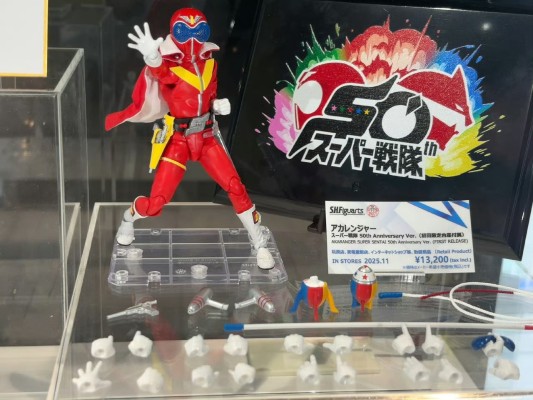 S.H.Figuarts（真骨雕制法） 红色连者 超级战队50周年纪念版（首发专属底座配套款）（暂译）