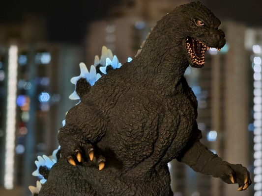 东宝30厘米系列 酒井祐司造型杰作 哥斯拉大战碧奥兰蒂 哥斯拉（1989） 第四种警戒态势 「大阪登陆」