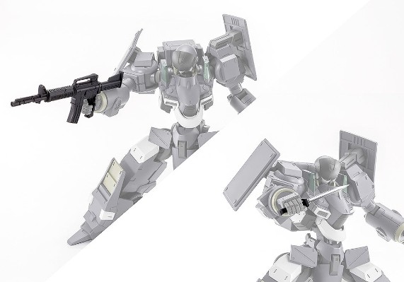 MODEROID 武器套组01 from Titanomachia SIDE:CE