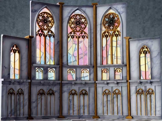 大教堂 - 圣礼堂背景摆件